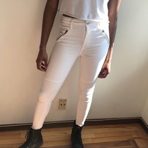WHITE HIGH RISE JEGGINGS 🧡